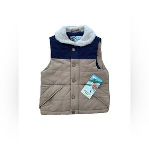 Adventure Wear NWT Size 2T Fleece and Faux Fur Puffer Vest